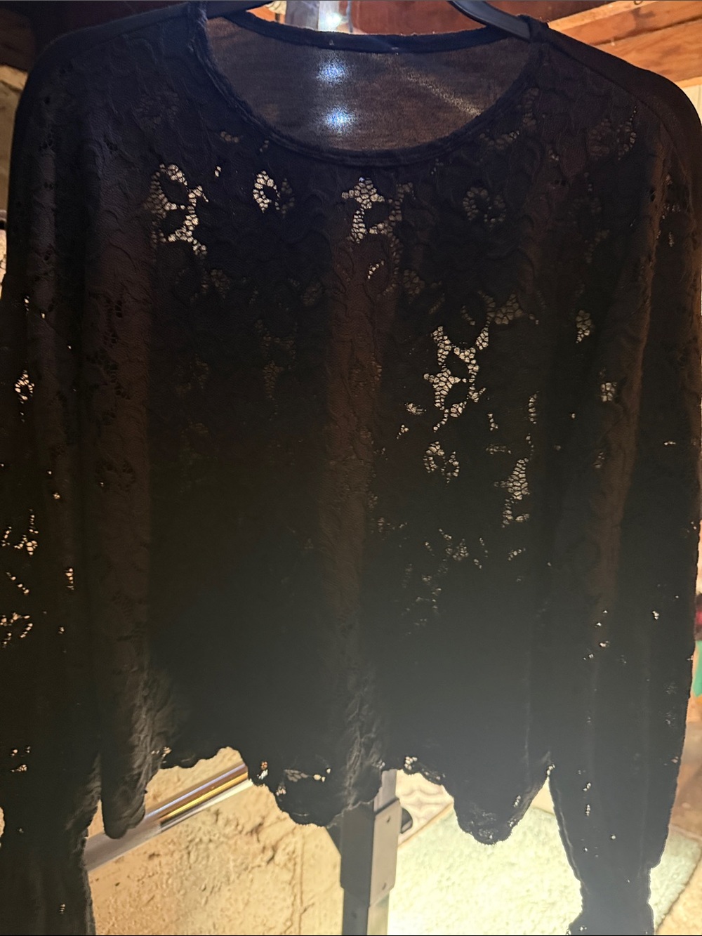 🌞Lace long sleeve top